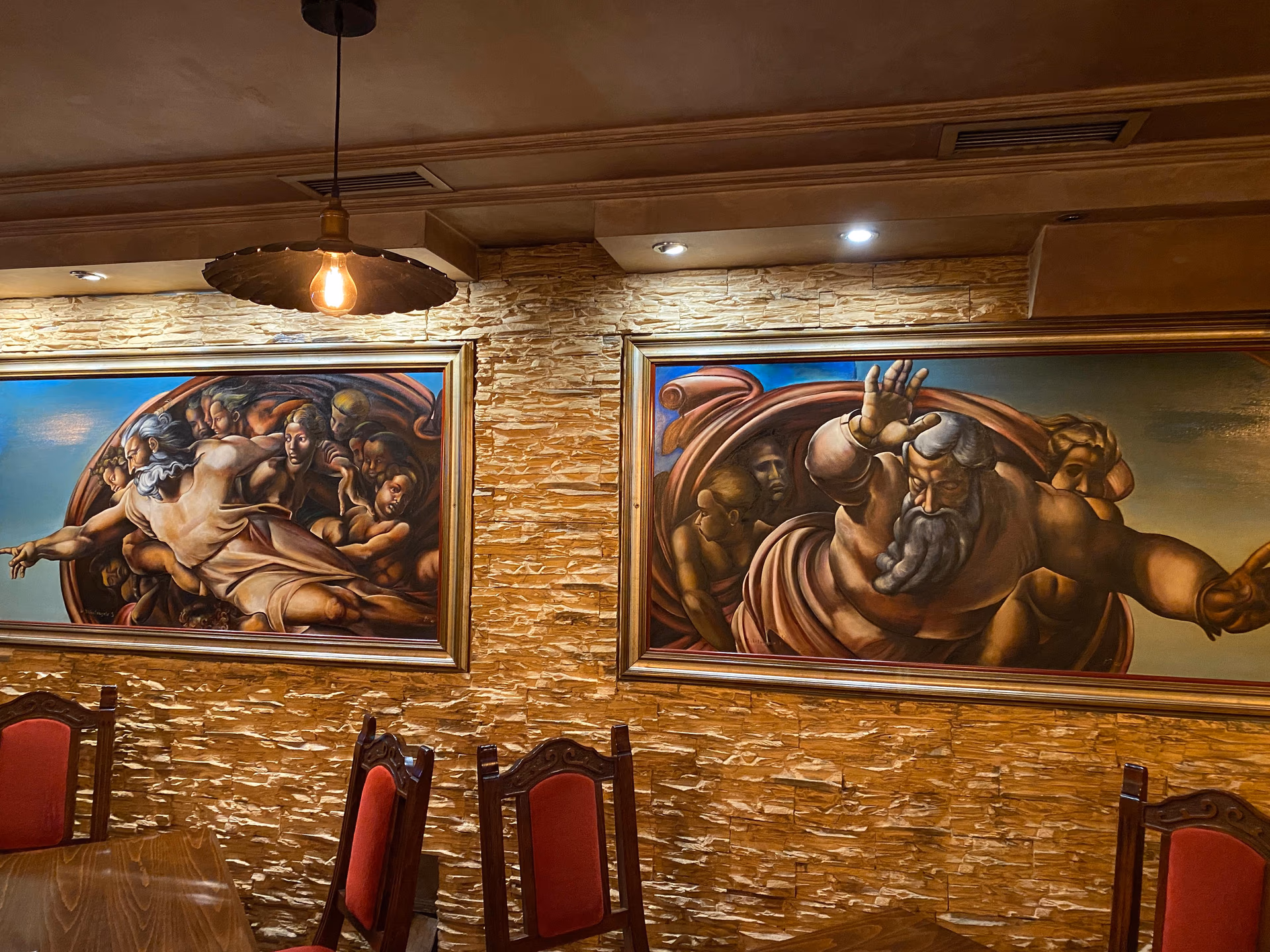 Pogled na restoran Michelangelo iznutra